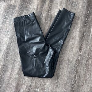 Size small Black Faux Leather Leggings